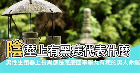 陰莖 痣|陰莖及陰囊上的痣：該如何處理？